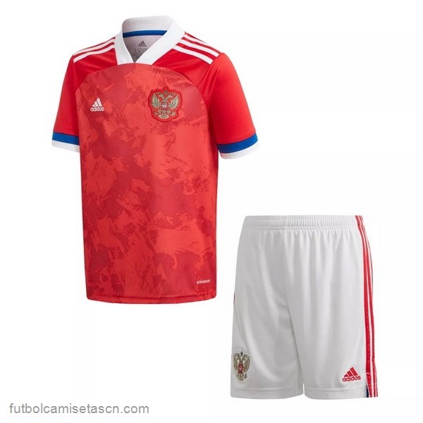 Camiseta Rusia 1ª Niño 2020 Rojo Blanco